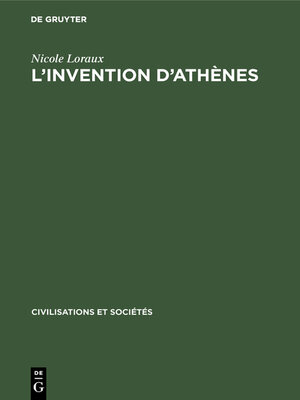 cover image of L'invention d'Athènes